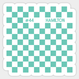 Lewis Hamilton Racing Flag - 2022 Season Sticker